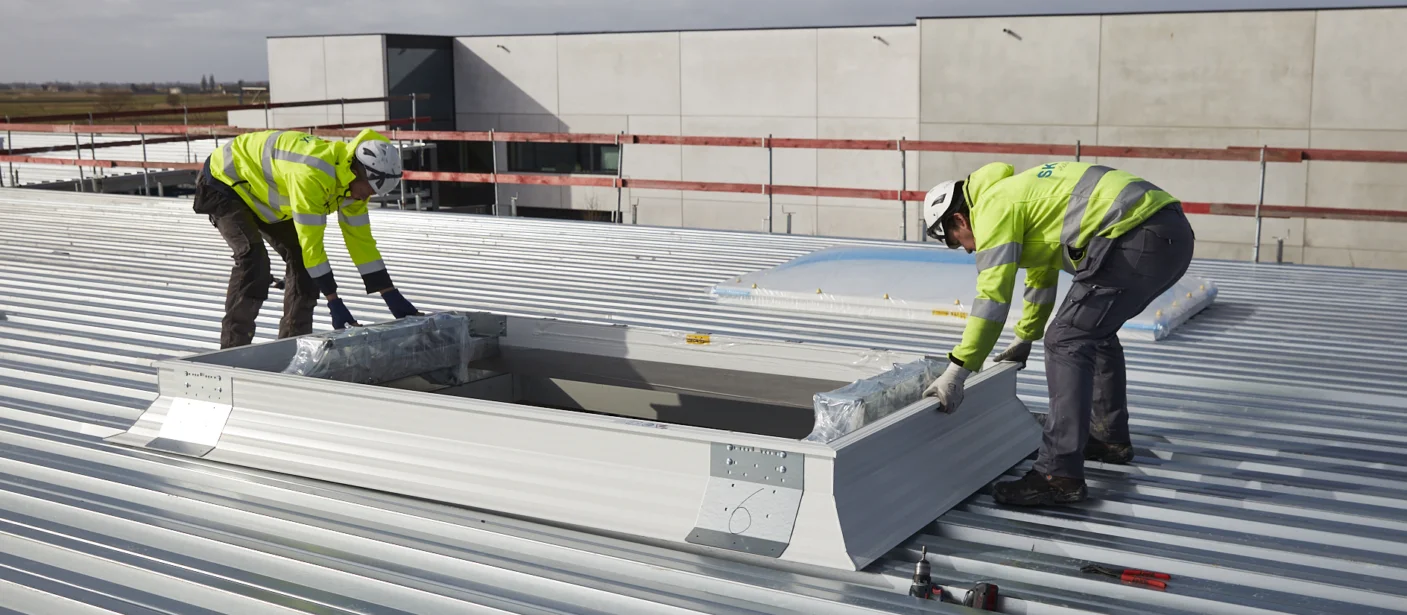 Skylux Montage lichtkoepel 4